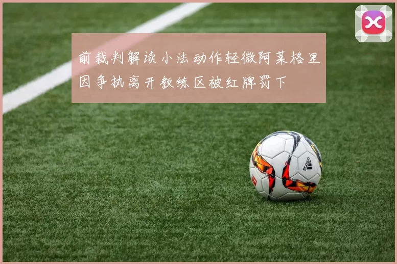 前裁判解读小法动作轻微阿莱格里因争执离开教练区被红牌罚下